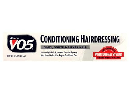 Alberto VO5 Conditioning Hairdressing for Gray, White, Silver & Blonde Hair, 1.5 oz Tubes (Pack of 6) Avelisse
