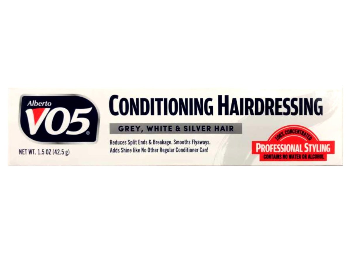 Alberto VO5 Conditioning Hairdressing for Gray, White, Silver & Blonde Hair, 1.5 oz Tubes (Pack of 6) Avelisse