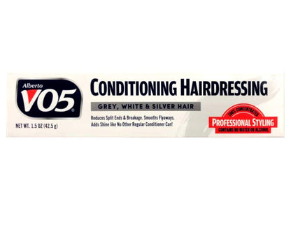 Alberto VO5 Conditioning Hairdressing for Gray, White, Silver & Blonde Hair, 1.5 oz Tubes (Pack of 6) Avelisse