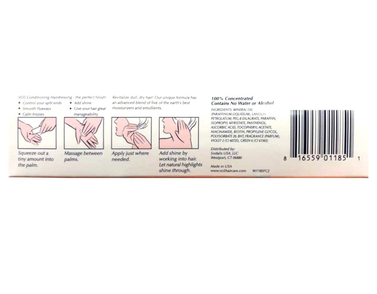 Alberto VO5 Conditioning Hairdressing for Gray, White, Silver & Blonde Hair, 1.5 oz Tubes (Pack of 6) Avelisse