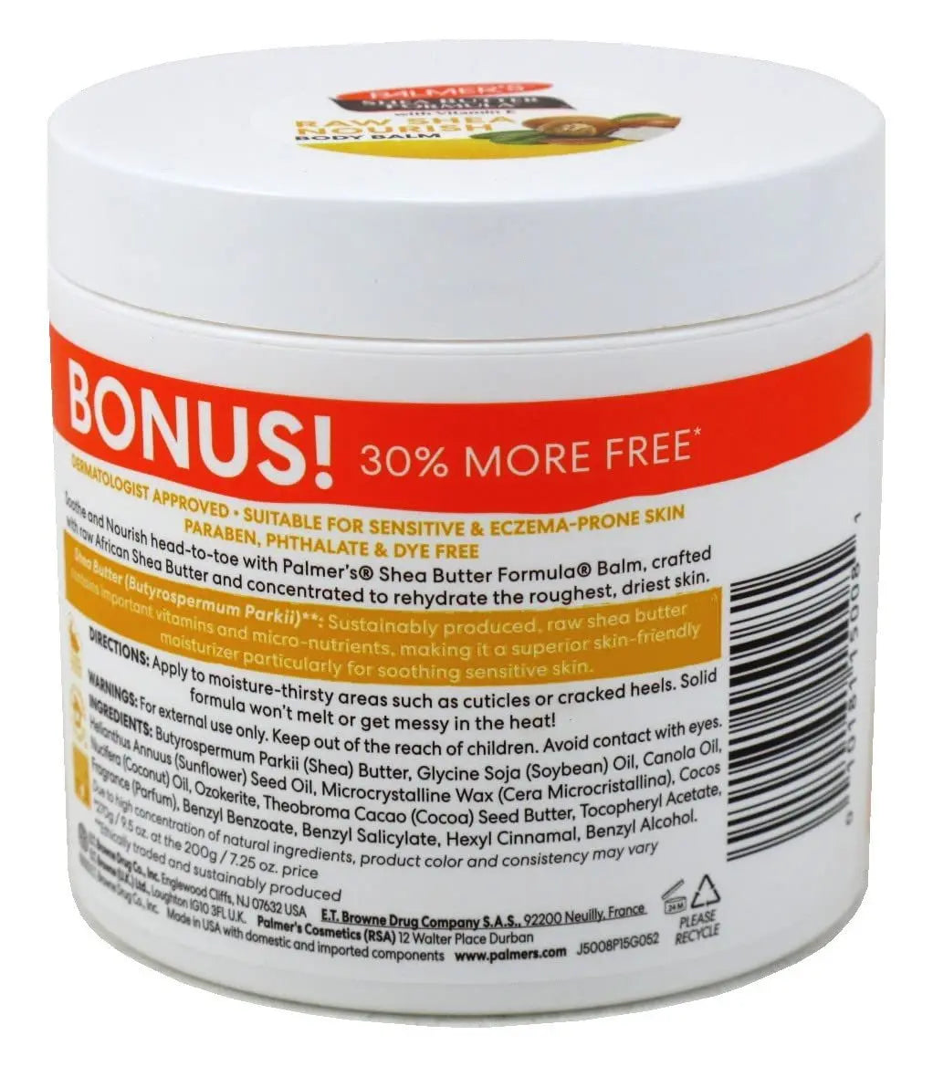 Palmer's Shea Formula Raw Shea Balm - 9.5 oz Intensive Moisturizer for Dry Skin Avelisse
