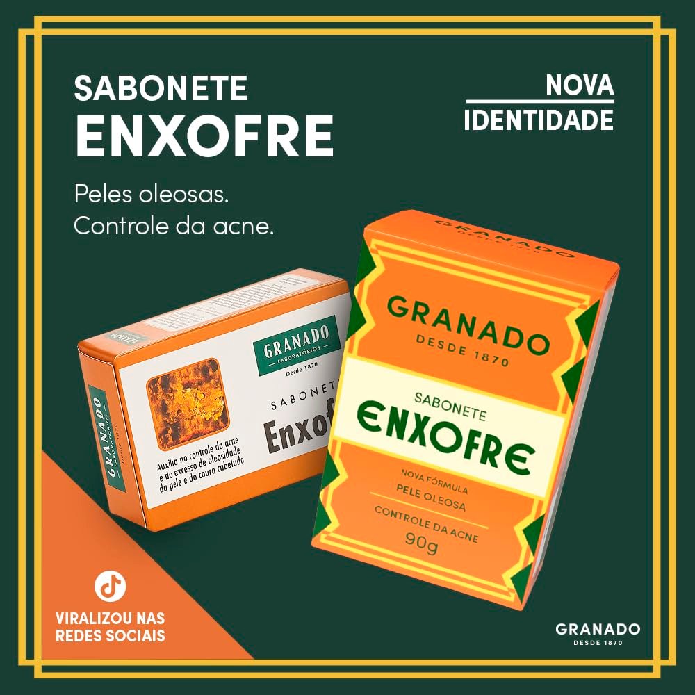 Granado Sulfur Soap - Sabonete Enxofre 90g for Clearer, Healthier Skin - görsel 3