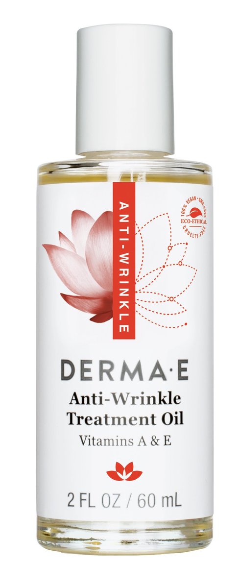 Derma E Anti-Wrinkle Vitamin A & E Treatment Oil, 2 Fl Oz (Pack of 3) – Natural Retinol Alternative Moisturizer - görsel 1