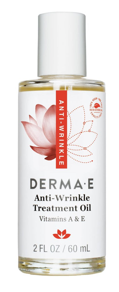 Derma E Anti-Wrinkle Vitamin A & E Treatment Oil, 2 Fl Oz (Pack of 3) – Natural Retinol Alternative Moisturizer