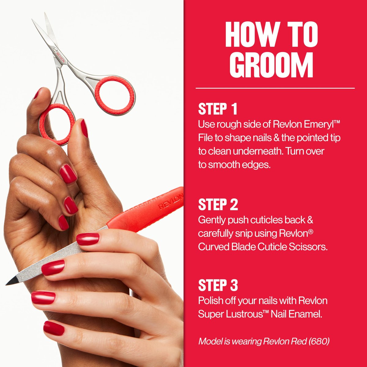 Revlon Cuticle Scissors – Ultra-Fine Stainless Steel Curved Blade for Neat Cuticles & Hangnail Trimming – Safe Nail Care Tool, Silver, 1 Count Avelisse