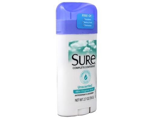 Sure Original Solid Unscented Antiperspirant & Deodorant, 2.7 oz Avelisse