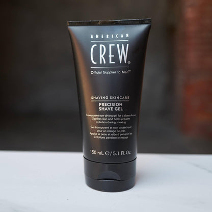 American Crew Precision Shave Gel - 5.1 oz | Professional Shaving Gel for Men