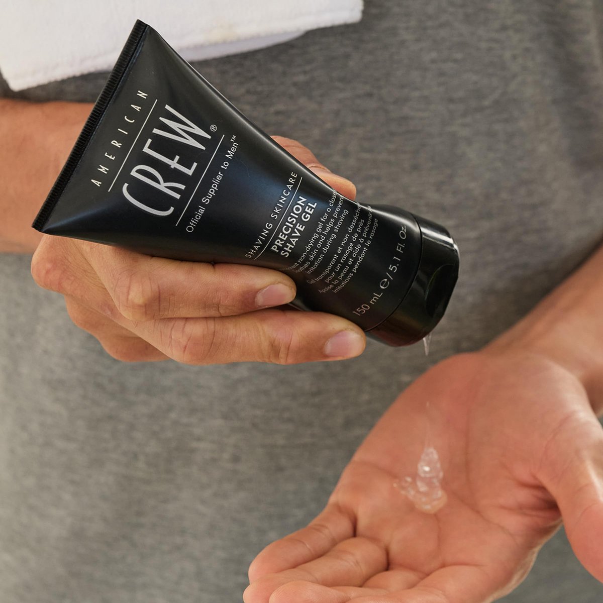 American Crew Precision Shave Gel - 5.1 oz | Professional Shaving Gel for Men - görsel 5