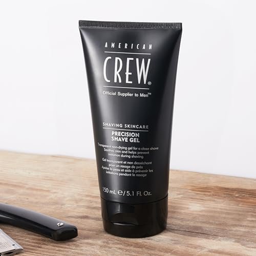 American Crew Precision Shave Gel - 5.1 oz | Professional Shaving Gel for Men - görsel 12