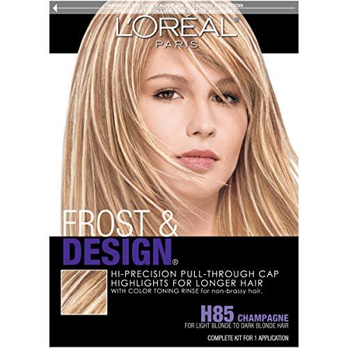 L'Oreal Paris Frost & Design Cap Hair Highlights for Long Hair, H85 Champagne, 1 Kit - görsel 1