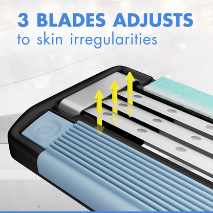 Gillette Mach3 Men's Disposable Razors, 3 Count – Precision Shaving for a Smooth, Clean Look