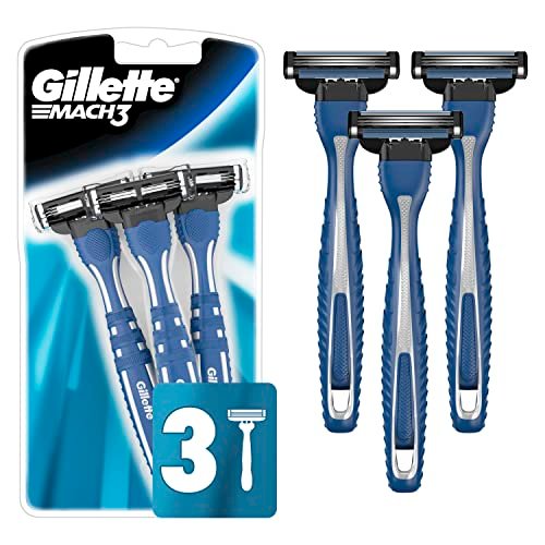 Gillette Mach3 Men's Disposable Razors, 3 Count – Precision Shaving for a Smooth, Clean Look - görsel 2
