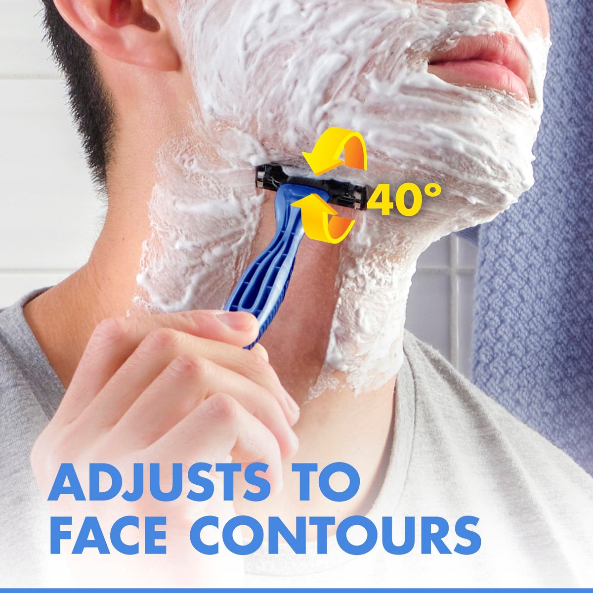 Gillette Mach3 Men's Disposable Razors, 3 Count – Precision Shaving for a Smooth, Clean Look - görsel 9