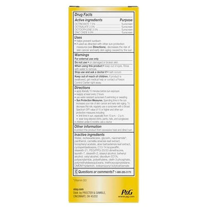 Olay Complete All Day Moisturizer with Sunscreen SPF 30, Fragrance-Free for Sensitive Skin, 2.5 oz, 2 Pack