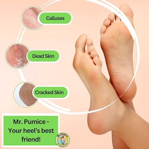 Mr. Pumice Callus Remover PUMI Bar – Medium Grit Pumice Stone for Feet & Heels, 4-Pack (Assorted Colors) - görsel 10