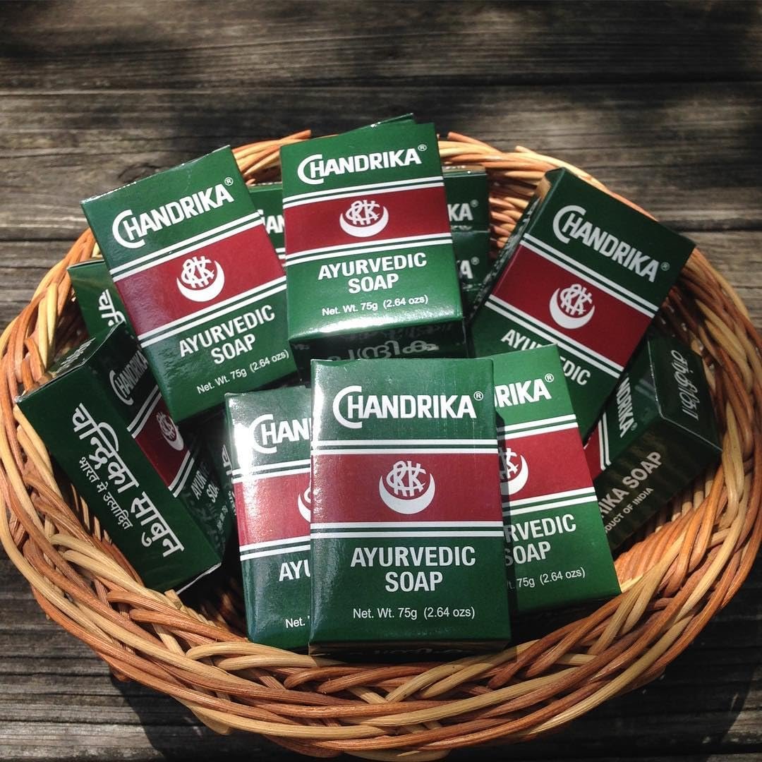 Chandrika Ayurvedic Bar Soap - Forest Green, Pack of 10 | Authentic Import - görsel 7