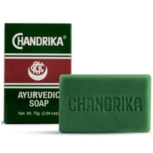 Chandrika Ayurvedic Bar Soap - Forest Green, Pack of 10 | Authentic Import - görsel 6