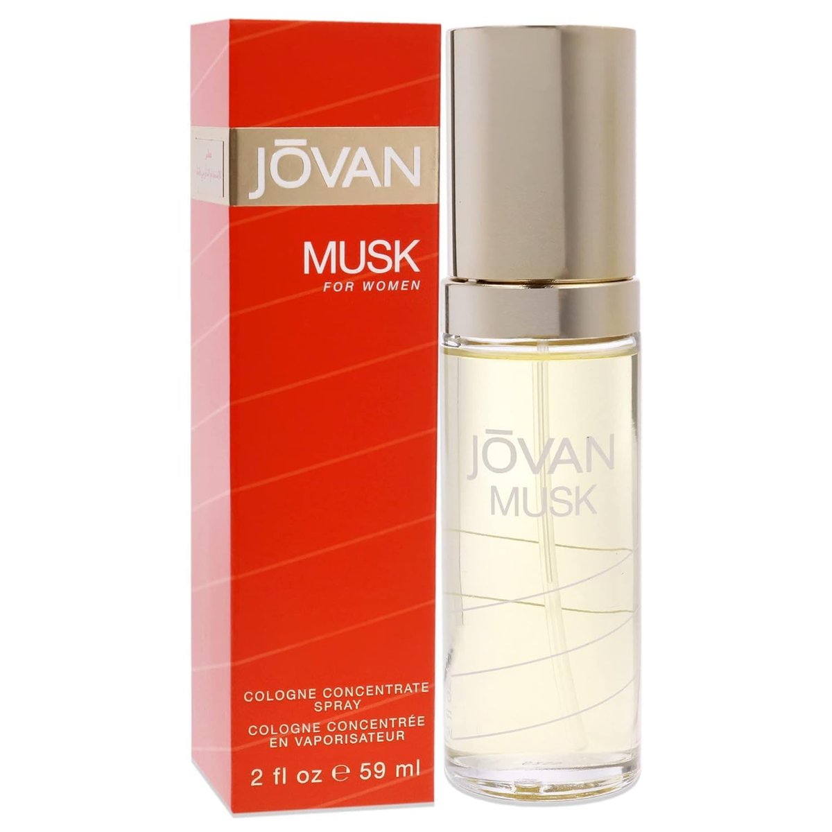 Jovan Musk for Women Eau de Cologne Spray - 2 fl oz - Floral & Amber Fragrance - görsel 2