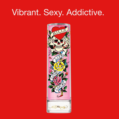Ed Hardy Perfume for Women, Eau De Parfum Spray with Warm Amber Notes, 3.4 fl oz Avelisse