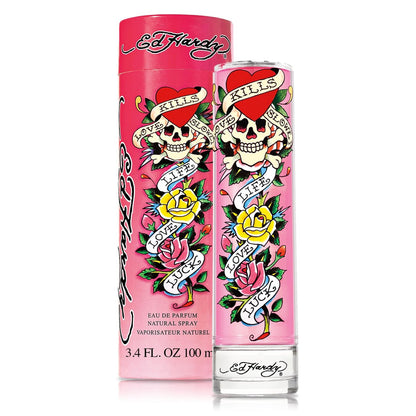 Ed Hardy Perfume for Women, Eau De Parfum Spray with Warm Amber Notes, 3.4 fl oz Avelisse