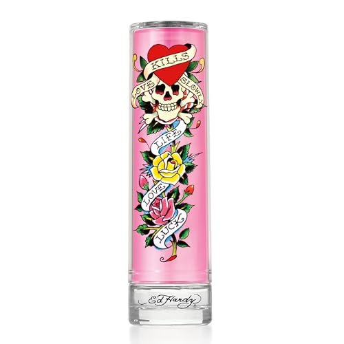 Ed Hardy Perfume for Women, Eau De Parfum Spray with Warm Amber Notes, 3.4 fl oz Avelisse
