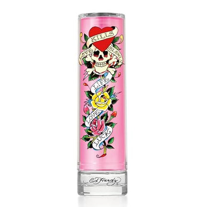 Ed Hardy Perfume for Women, Eau De Parfum Spray with Warm Amber Notes, 3.4 fl oz Avelisse