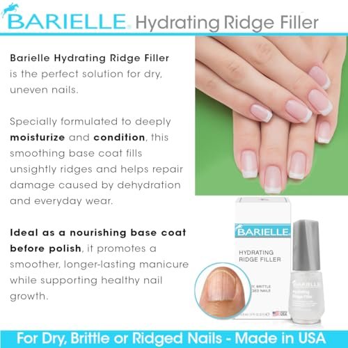Barielle Hydrating Ridge Filler – Strengthening Base Coat for Dry, Brittle, Ridged Nails – 0.5 oz - görsel 6