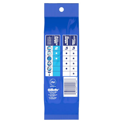 Gillette Sensor2 Plus Fixed Men's Disposable Razor, 10 Count (Pack of 3) - Blue Avelisse