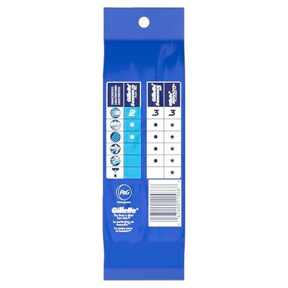 Gillette Sensor2 Plus Fixed Men's Disposable Razor, 10 Count (Pack of 3) - Blue Avelisse