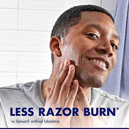 Gillette Sensor2 Plus Fixed Men's Disposable Razor, 10 Count (Pack of 3) - Blue Avelisse