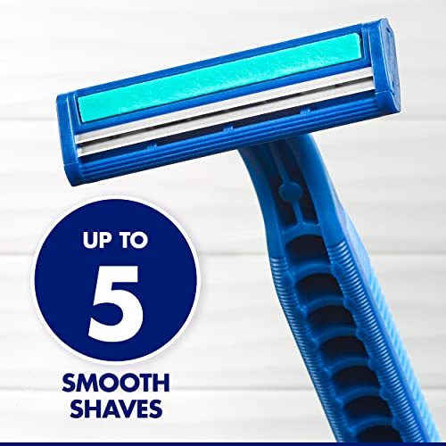 Gillette Sensor2 Plus Fixed Men's Disposable Razor, 10 Count (Pack of 3) - Blue Avelisse