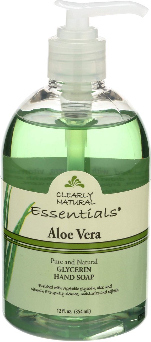 Clearly Natural Liquid Hand Soap with Aloe Vera - 12 oz, Gentle & Moisturizing Hand Wash - görsel 2
