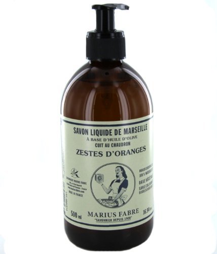 Marius Fabre Marseille Liquid Soap - Orange Zest Essential Oils, 16.9 oz - görsel 2