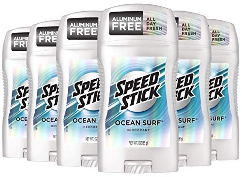 Speed Stick Men's Deodorant, Aluminum Free, Ocean Surf, 3 oz (Pack of 6) - görsel 2