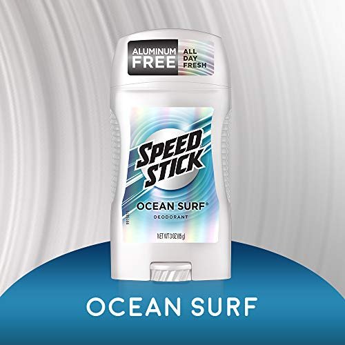 Speed Stick Men's Deodorant, Aluminum Free, Ocean Surf, 3 oz (Pack of 6) - görsel 6
