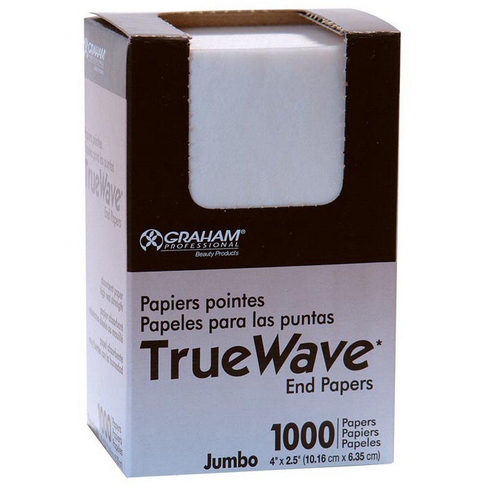 Graham Professional Jumbo End Papers for Hair Perms - 2.5 x 4 Inches, 1000 Count - görsel 2