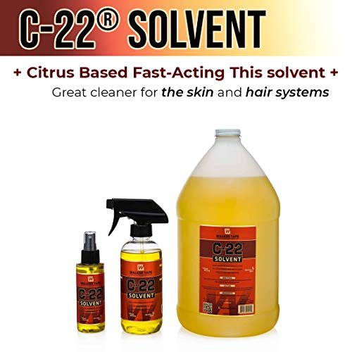 Walker Tape C-22 Adhesive Solvent Spray - 12 oz, Gentle Remover for Hair Systems & Wigs Avelisse