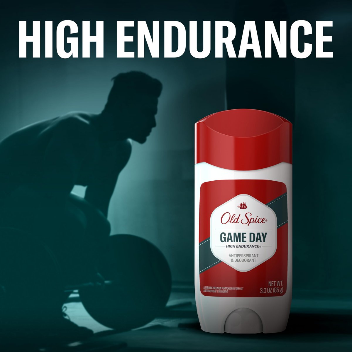 Old Spice High Endurance Antiperspirant & Deodorant for Men, Game Day Long Lasting Stick, 3 oz (Pack of 6) Avelisse