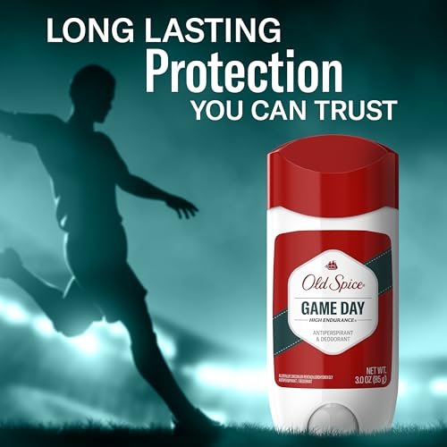 Old Spice High Endurance Antiperspirant & Deodorant for Men, Game Day Long Lasting Stick, 3 oz (Pack of 6) Avelisse