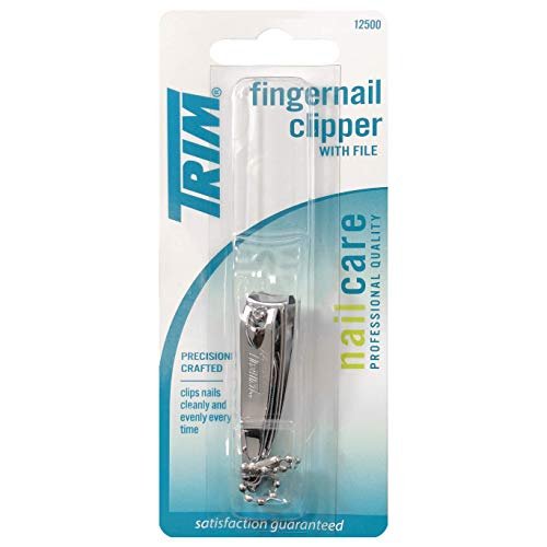 Trim Fingernail Steel Clipper with File (Pack of 6) - Professional Nail Care Tool - görsel 5