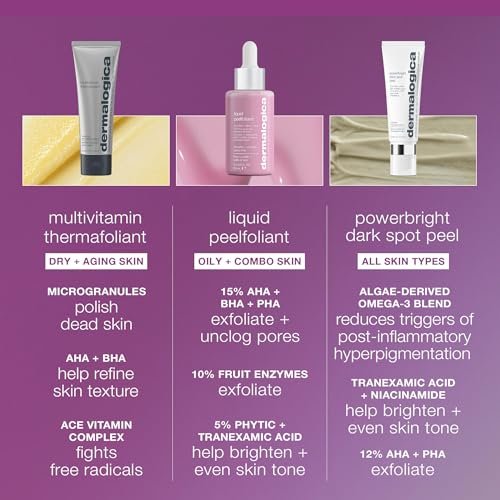 Dermalogica Multivitamin Thermafoliant - Anti-Aging Face Exfoliator with Salicylic Acid and Retinol, 2.5 oz Avelisse