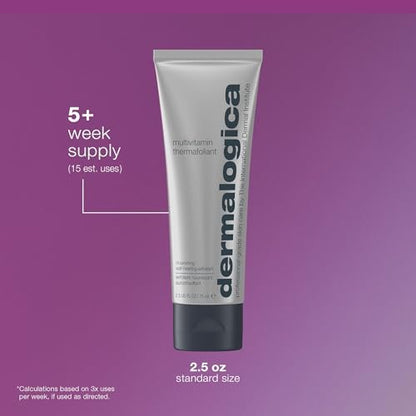 Dermalogica Multivitamin Thermafoliant - Anti-Aging Face Exfoliator with Salicylic Acid and Retinol, 2.5 oz Avelisse