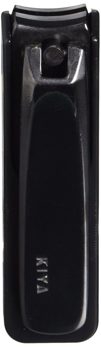 KIYA Black Steel Nail Clipper – Precision Carbon Steel Fingernail Clipper (2.8 Inch) - görsel 3