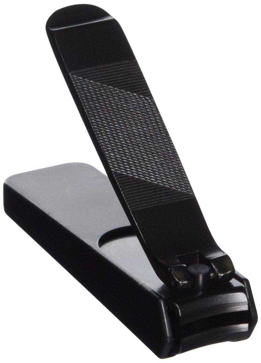 KIYA Black Steel Nail Clipper – Precision Carbon Steel Fingernail Clipper (2.8 Inch) - görsel 1