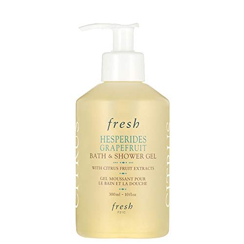 Fresh Hesperides Grapefruit Bath & Shower Gel with Citrus Fruit Extracts, 10 fl. oz. Avelisse