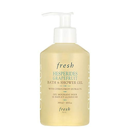 Fresh Hesperides Grapefruit Bath & Shower Gel with Citrus Fruit Extracts, 10 fl. oz. Avelisse