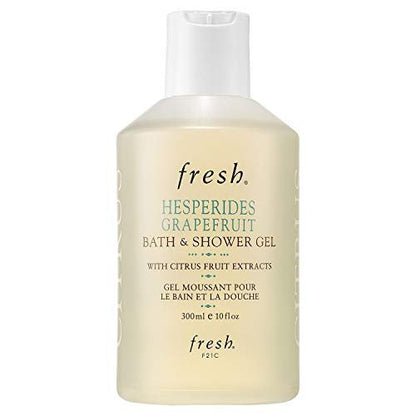 Fresh Hesperides Grapefruit Bath & Shower Gel with Citrus Fruit Extracts, 10 fl. oz. Avelisse