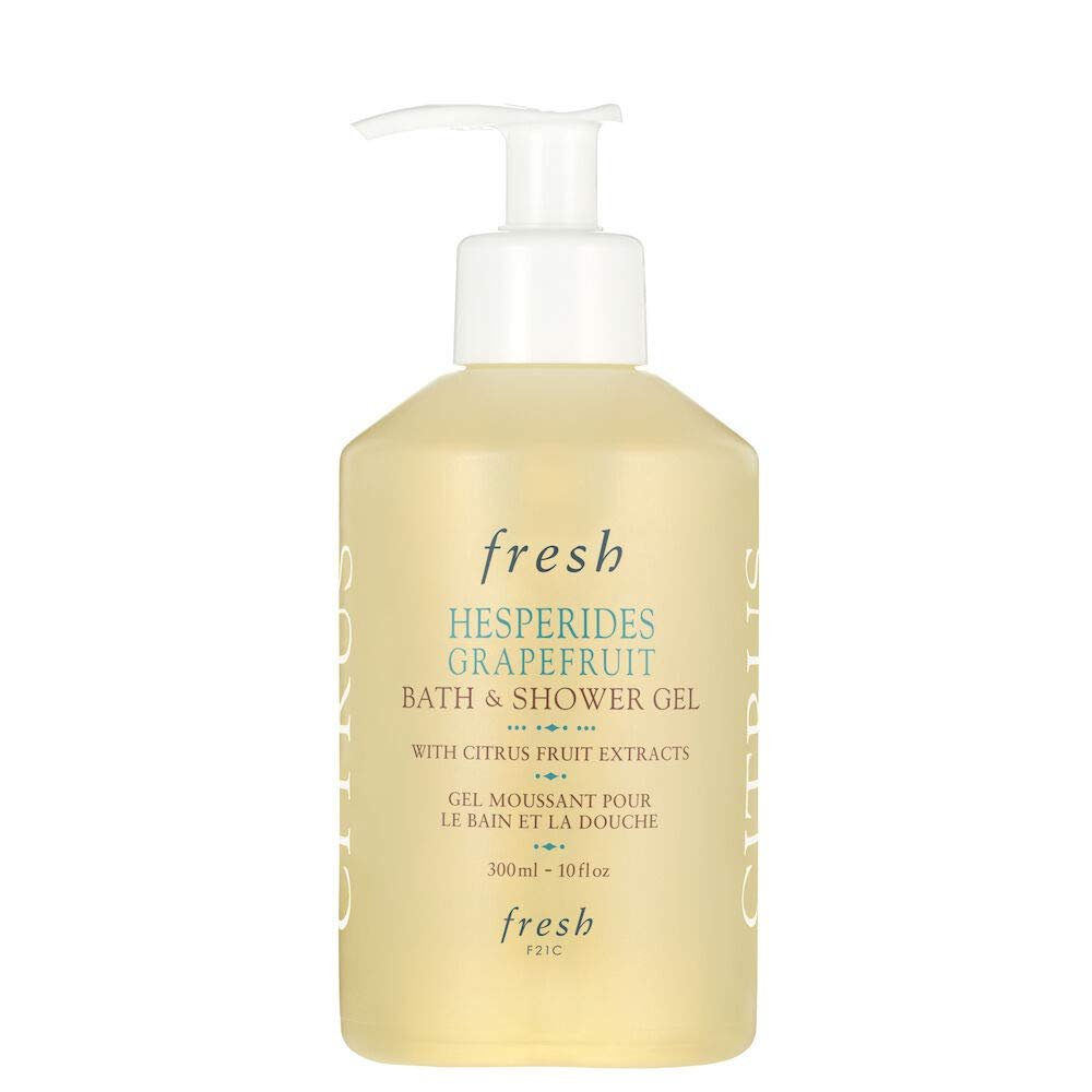 Fresh Hesperides Grapefruit Bath & Shower Gel with Citrus Fruit Extracts, 10 fl. oz. Avelisse