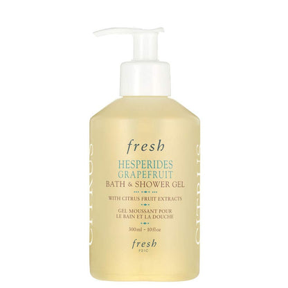 Fresh Hesperides Grapefruit Bath & Shower Gel with Citrus Fruit Extracts, 10 fl. oz. Avelisse