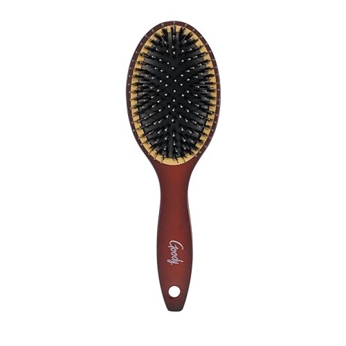 Goody Ceramic Hair Brush – Oval Cushion with Natural Boar & Nylon Bristles for Shine, Smoothness & Frizz Control – Pain-Free for All Hair Types - görsel 8